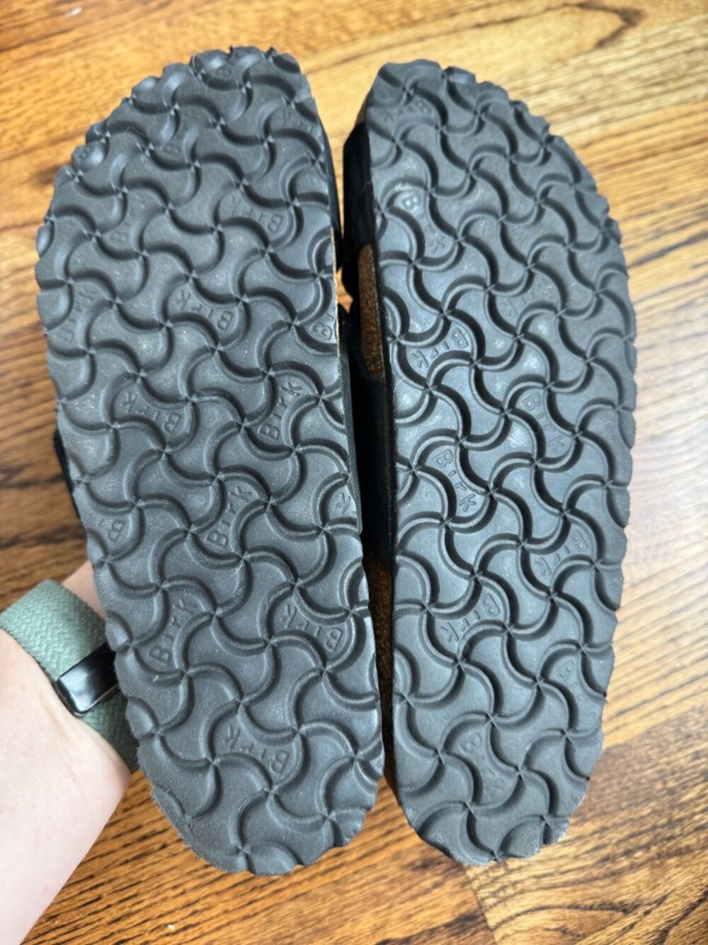 Birkenstock Siena Black Nubuck EU 39 (US Women's 8-8.5) Narrow Sandals - Picture 3 of 6